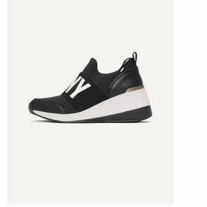 DKNY wedge sneakers. Size 6.5. Brand new.